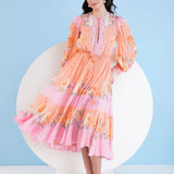 Corsage Midi Dress