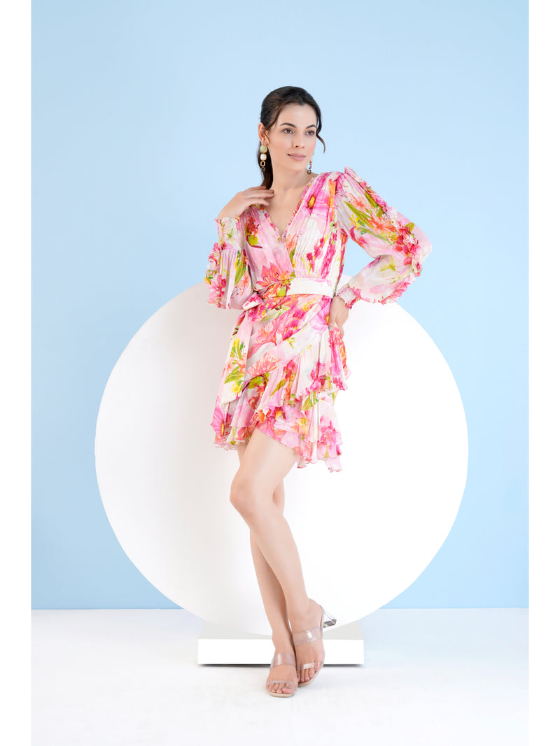 Short Frilled Dress