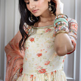 Ivory Peplum Tunic Set