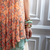Chiffon Asymmetrical layer Top & Sharara Set