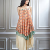 Chiffon Asymmetrical layer Top & Sharara Set