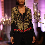 Embroidered Jacket and Dhoti Set