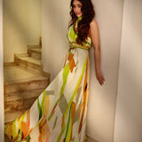 Lime Summer Crisp Ombre Jumpsuit