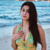 Isha Malviya in Vacay ombre floral dress