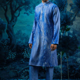 Printed Indigo Sapphire Kurta Pant