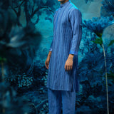 Indigo Bliss Pintuck Kurta with Pant