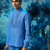 Indigo Short Length Kurta With Pant