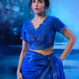 Indigo Mirage Saree