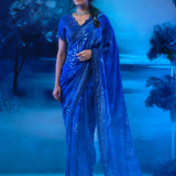 Indigo Mirage Saree