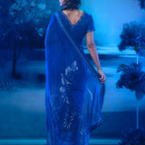 Indigo Mirage Saree