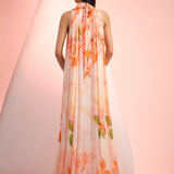 Orange Twist Closet Dress