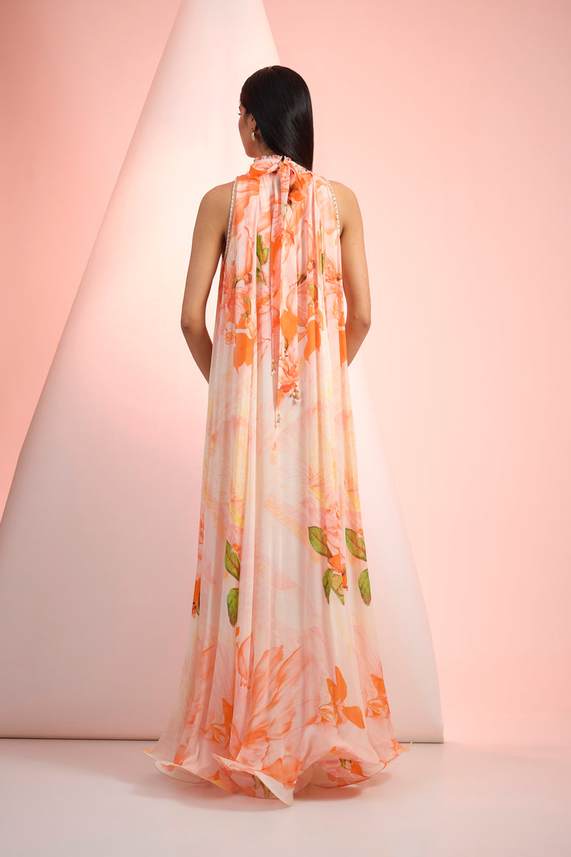 Orange Twist Closet dress