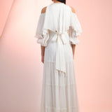 White Butterfly Dress