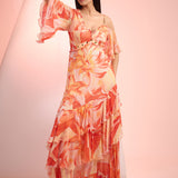 Saffron Floral Muse Dress
