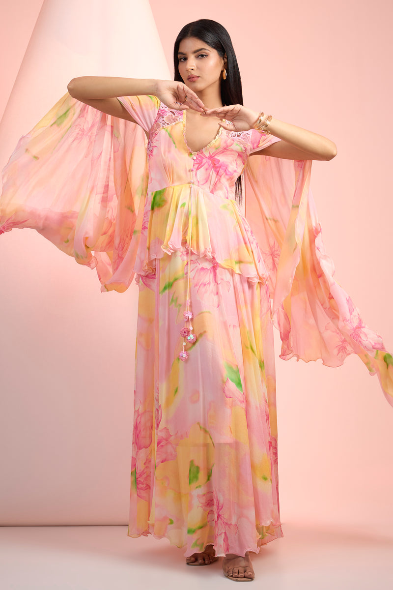 Pink Ombre Haze Dress