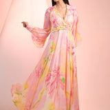 Pink Ombre Treasure Dress with Belt