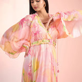Pink Ombre Treasure Dress with Belt