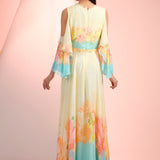 Multi Floral Fusion Romance Dress