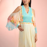 Multi Floral Fusion Romance Dress
