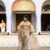 Printed Trouser with Laser cut