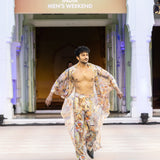 Printed Trouser with Laser cut