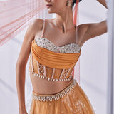 Satin Georgette Ombre Lehenga Set