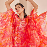 Pink Chiffon Tunic Set