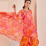 Pink Chiffon Tunic Set