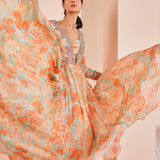 Chiffon Embroidered Anarkali Set