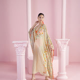 Lemon Iznik Printed Kaftan Set