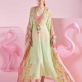Pista Printed Kaftan Dress Set