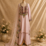 Blush Petal Kurta Set