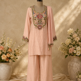 Rose Veil Kurta Set