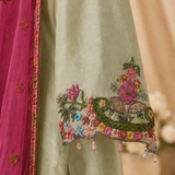 Sage Whisper Palazzo Kurta Set