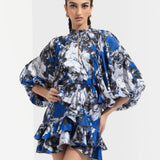 Luana tiered mini dress