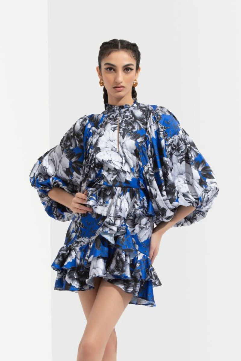 Luana tiered mini dress