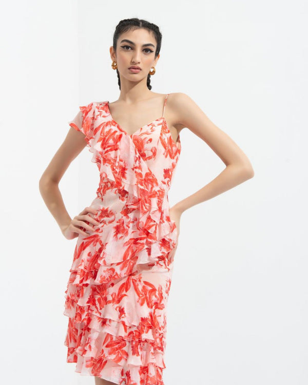 Mirrai Printed Dress