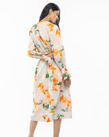 Cotton Poplin Printed Shirt Dress