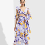 Sumire Butterfly Bustier With Wrap Skirt