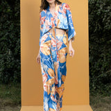 Hawaii Printed Wrap Top and Pants