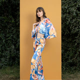 Hawaii Printed Wrap Top and Pants