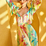 Pink Floral Dress