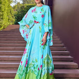 Mint Green Floral Dress