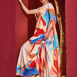 Saffron Modern One Shoulder Dress