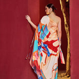 Saffron Modern One Shoulder Dress