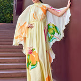 Wage Motif Placement Dress