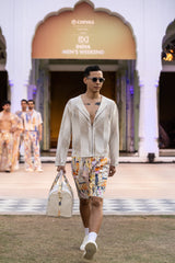 Jacket with Laser cut details