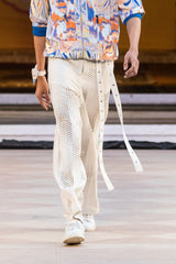 Trousers with Laser cut