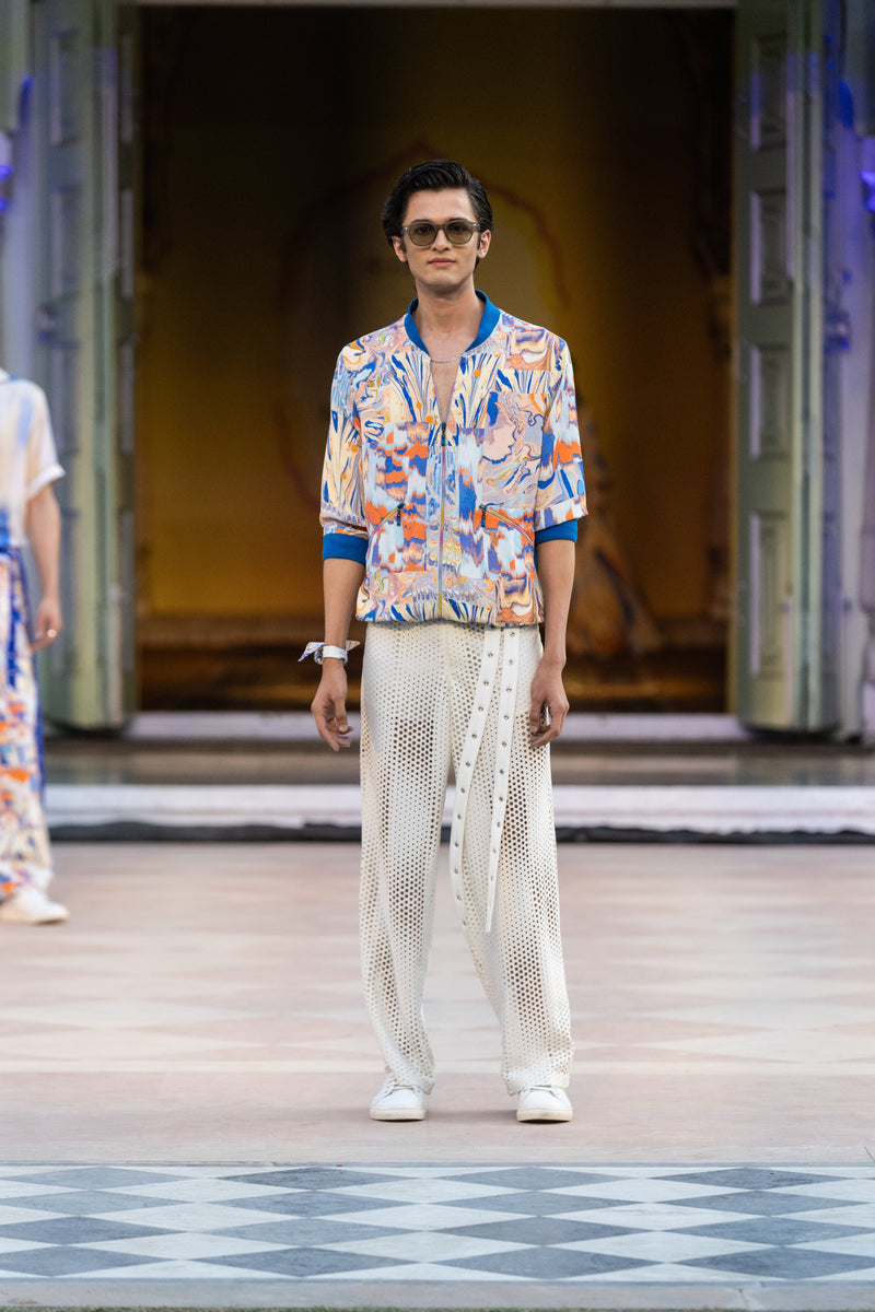 Trousers with Laser cut