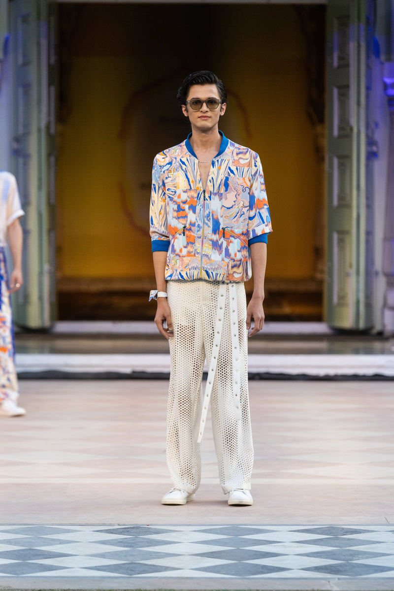 Trousers with Laser cut